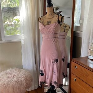 PRETTY IN PINK ~ Elegant Pink Floral Dress